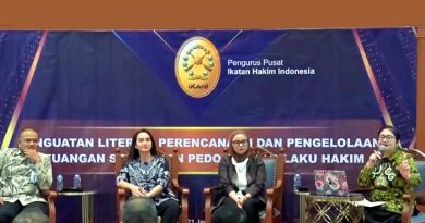 IKAHI Tekankan Literasi Keuangan Hakim untuk Jaga Integritas dan Martabat Profesi