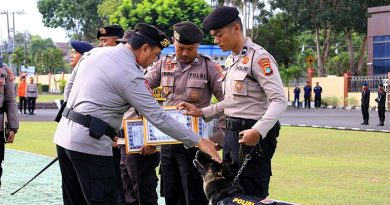 Pimpin Upacara Penghargaan, Kapolda Babel Tekankan Profesionalitas dan Tanggung Jawab Moral