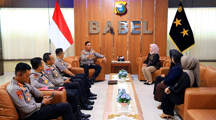 Kapolda Babel Terima Audiensi Bank Mandiri Pangkalpinang Cityhall, Perkuat Sinergi Keamanan dan Ekonomi