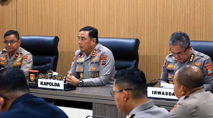 Kapolda Babel Pimpin Rapim, Fokus Stabilitas Kamtibmas dan Dukungan Program Pemerintah
