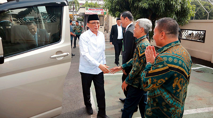 Kunker ke PN Tanjungkarang, Pimpinan MA Tunjukkan Teladan Kesederhanaan