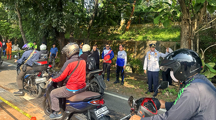 Jalan Amblas di Lenteng Agung, Pemprov DKI Terapkan Rekayasa Lalu Lintas ke Arah Depok