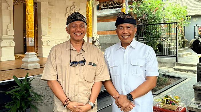 Rektor Unmas Denpasar dan Letkol TNI (Purn) Si Made Rai Edi Astawa Bahas Pendidikan dan Penguatan Karakter Generasi Muda