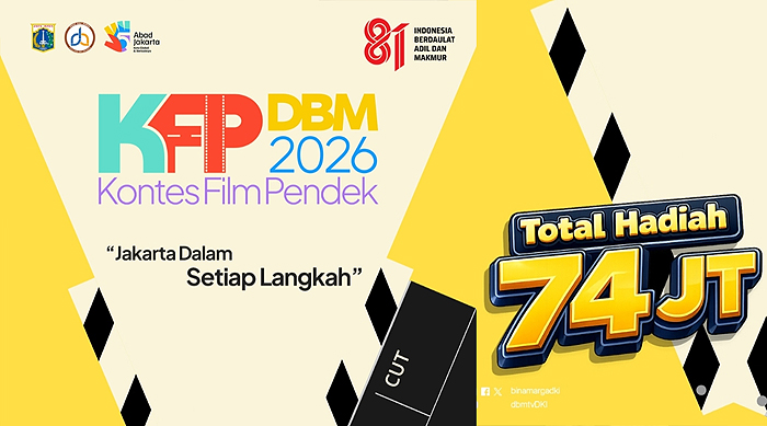 Dinas Bina Marga DKI Jakarta Gelar Kontes Film Pendek 2026, Ajak Generasi Muda Angkat Kisah Infrastruktur Kota