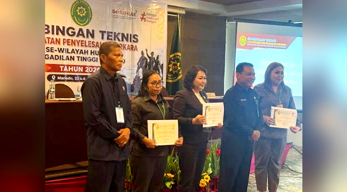 PN Kotamobagu Raih Peringkat I Penyelesaian Perkara Pidana se-PT Manado