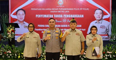 Wakapolda Metro Jaya Sematkan Penghargaan kepada 25 Pengurus PP Polri Daerah Metro Jaya