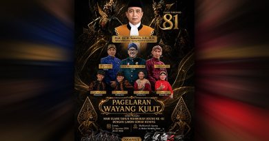 Pagelaran Wayang Kulit Semarakkan HUT ke-81 Mahkamah Agung RI