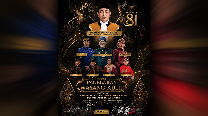 Pagelaran Wayang Kulit Semarakkan HUT ke-81 Mahkamah Agung RI