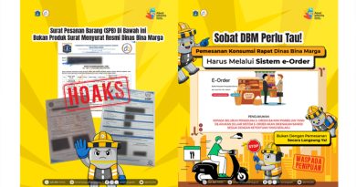 Dinas Bina Marga Ingatkan Modus Penipuan Pesanan Catering