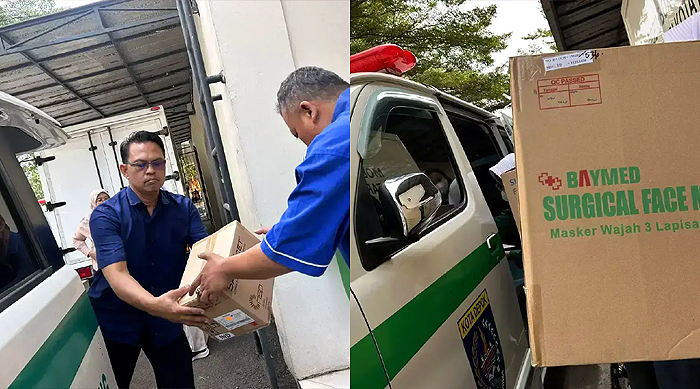 Pemkot Depok Salurkan Masker Antisipasi Abu Vulkanik