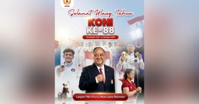 ULANG TAHUN KONI KE-88: Menjunjung Prestasi, Menggelorakan Nasionalisme, Mengabdi untuk Indonesia