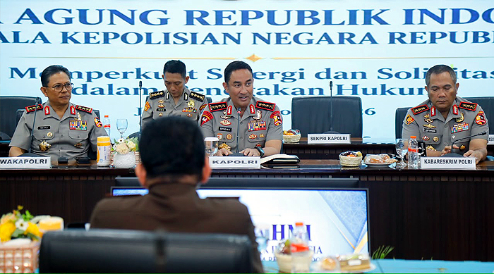 Kapolri Sambangi Kejagung, Sinergi Penyidik-Jaksa Diperkuat hingga Daerah